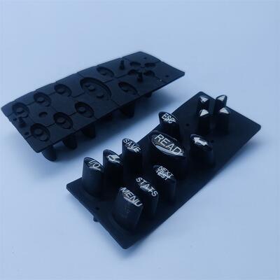 70 Shore A Slijtvaste Geleidende Siliconen Rubber Toetsenbord Voor Handheld Barcode Scanner Custom OEM