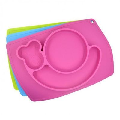 SGS Eco van de voedselrang Vriendschappelijk de Baby van Plaatsmatten het Voeden Silicone