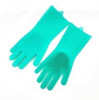 Douane 33.5x16.5cm de Handschoenen van de Siliconehand voor Dishwashing
