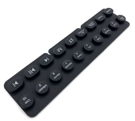 Waterdicht Silicone Rubbertoetsenbord voor Bluetooth-Muziekspreker